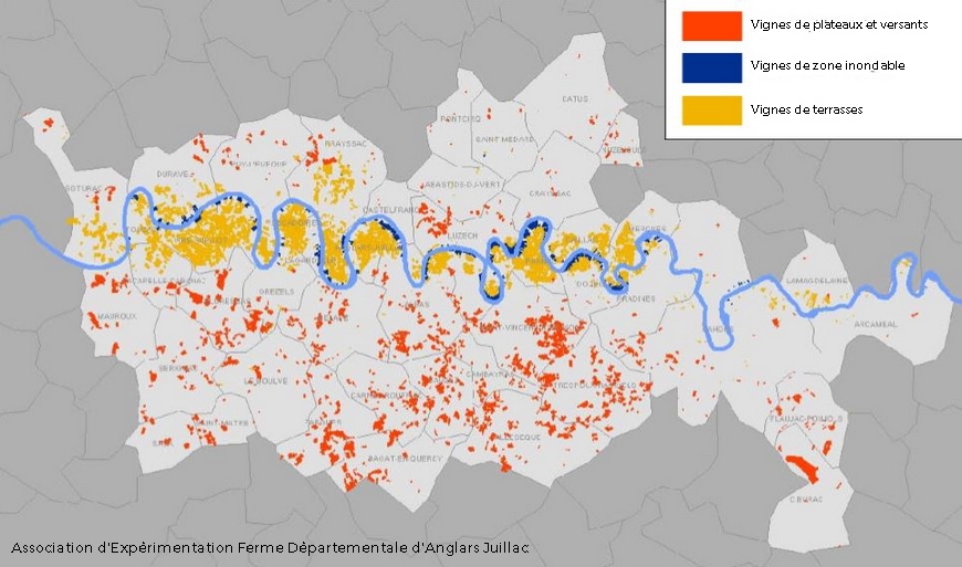 carte des sols de cahors